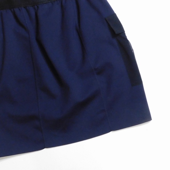 NWT!! WOLFORD Blair Skirt Sporty Navy Blue Black Pockets Elastic Waist Medium - Picture 11 of 16